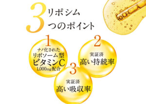 リポシムの特徴3つ